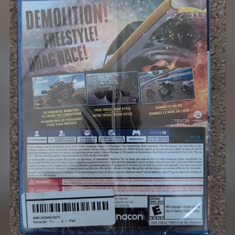 PS4 Monster Truck Championship Video Game - Picture 3 of 6